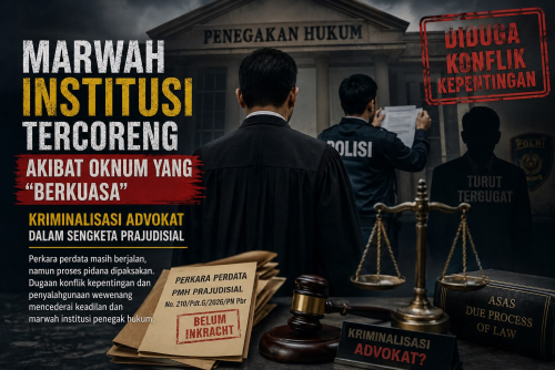 Marwah Institusi Tercoreng Akibat Oknum yang 