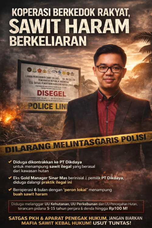 Koperasi Berkedok Rakyat, Sawit Haram Berjalan: Lahan KPSMS Disegel, Diduga Jadi Sarang Mafia Buah Ilegal