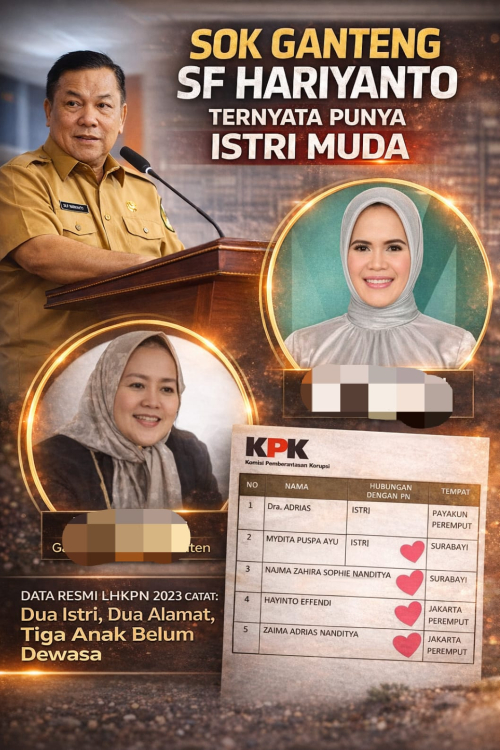 Sok Ganteng SF Hariyanto Ternyata Punya Istri Muda