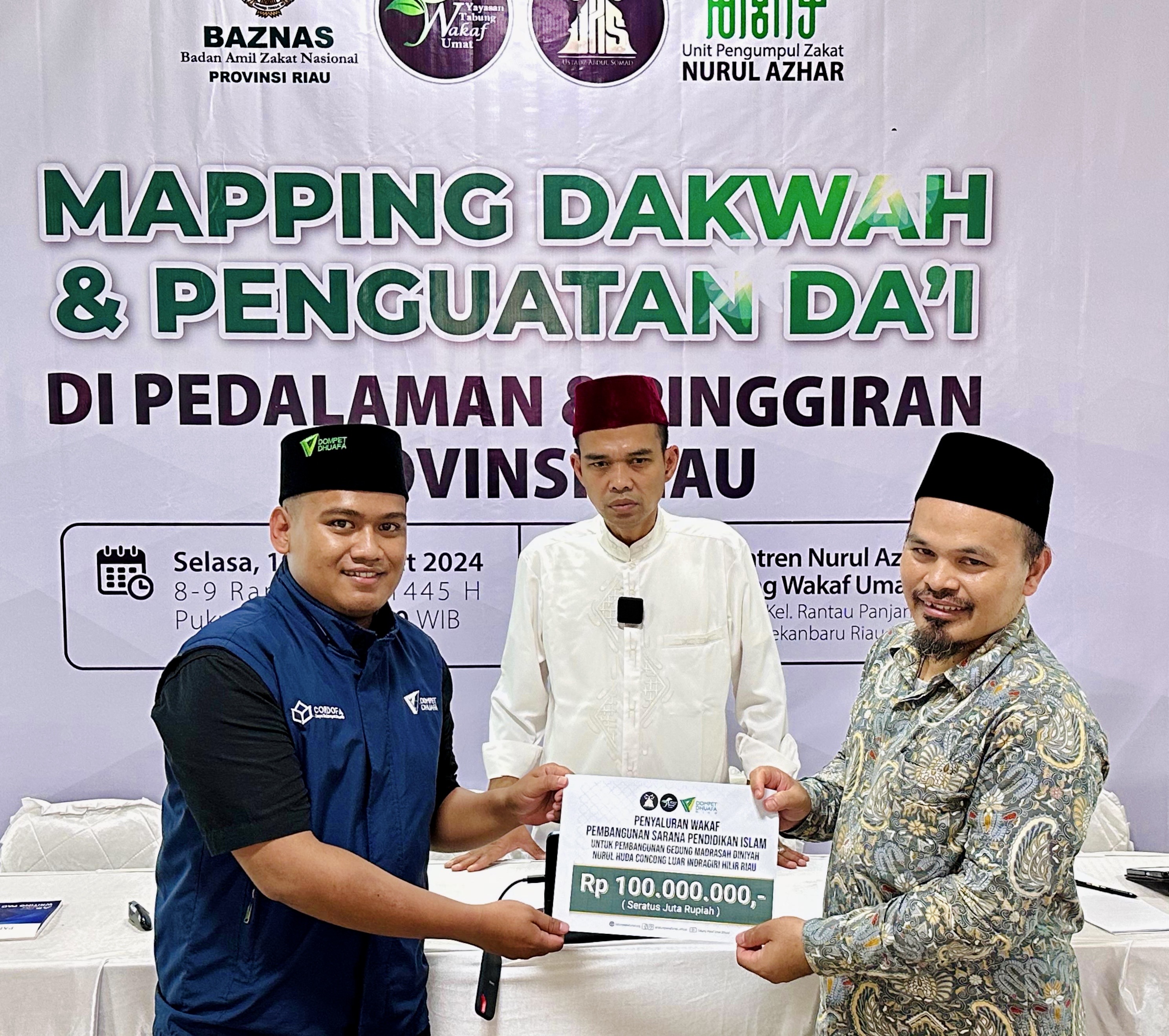 YTWU dan Baznas Provinsi Riau Selenggarakan Sarasehan Mapping Dakwah dan Penguatan Da'i di Pinggiran dan Pedalaman Provinsi Riau